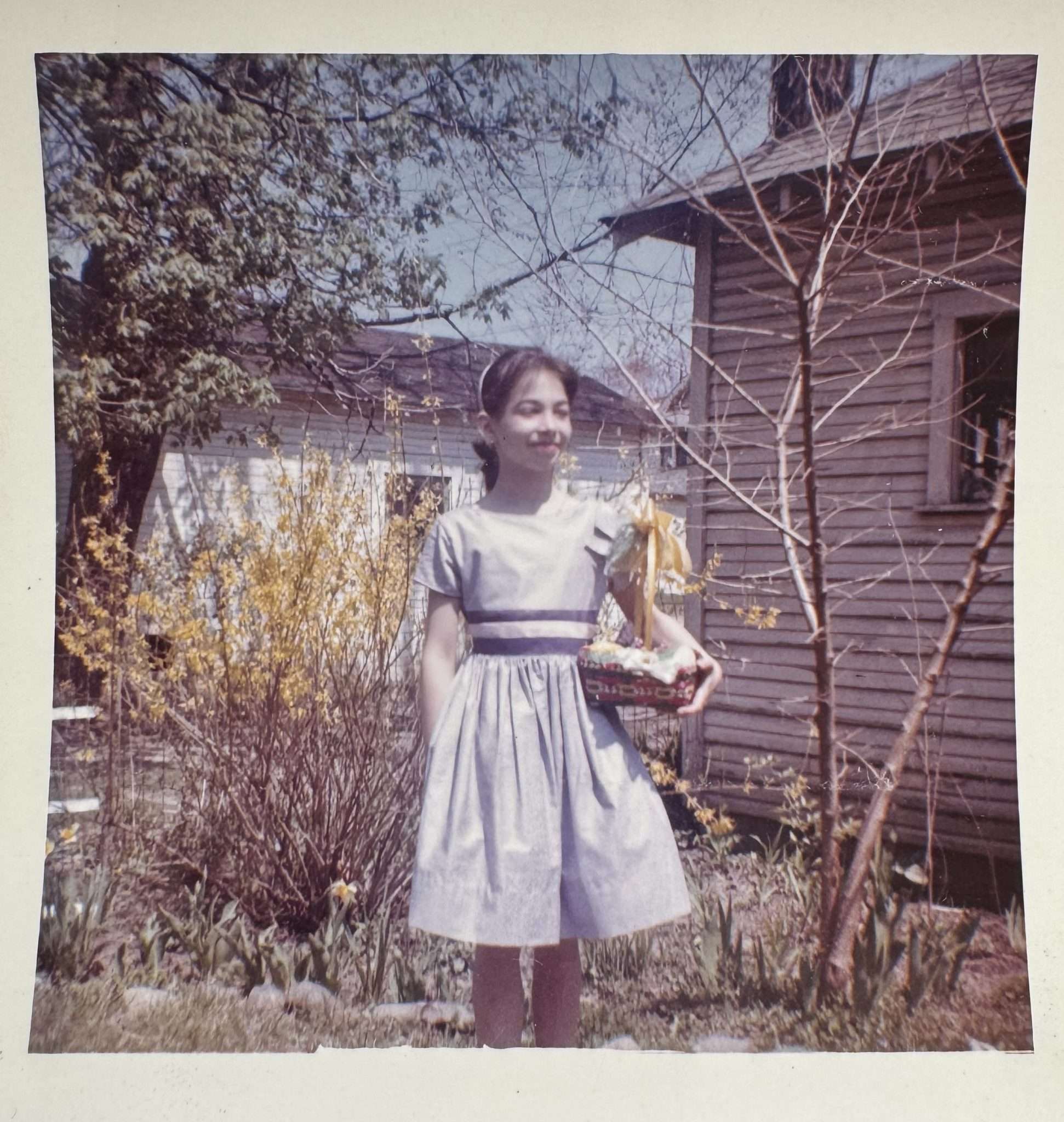 12 yr old me in the garden