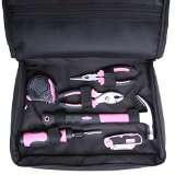 Pink Tool Kit- High Quality, Essential Pink Tools for the Self-sufficient, Independent Woman, Handywoman and Wannabe Empowered DIYers. With a Balanced Fit for Women's Hands, Do House and Home Repairs and Remodeling with Confidence.