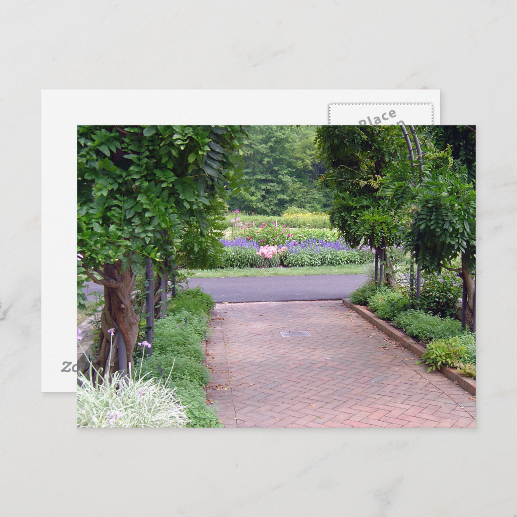  Inniswood Metro Park gardens postcard